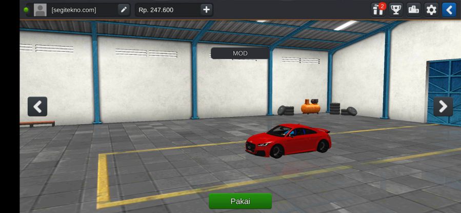 Mod Bussid Audi TT RS 2022