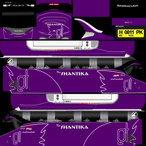 Download Livery Shantika Barracuda XHD