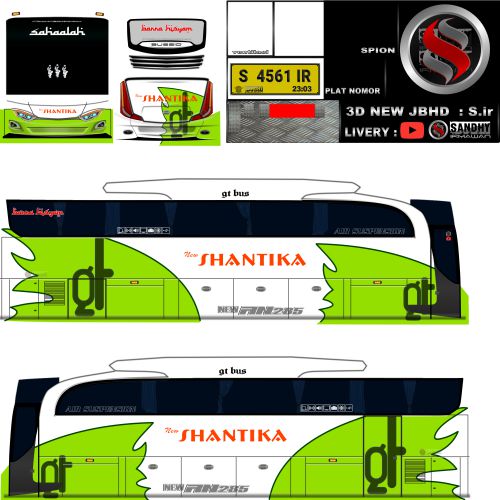 Download Livery Shantika Green JBHD