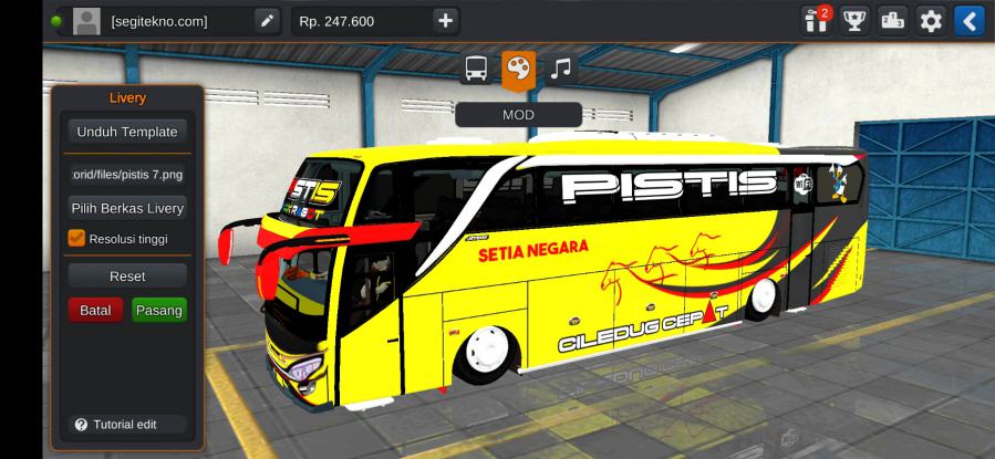 Mod Bussid Setia Negara JB2 SHD Hino RK