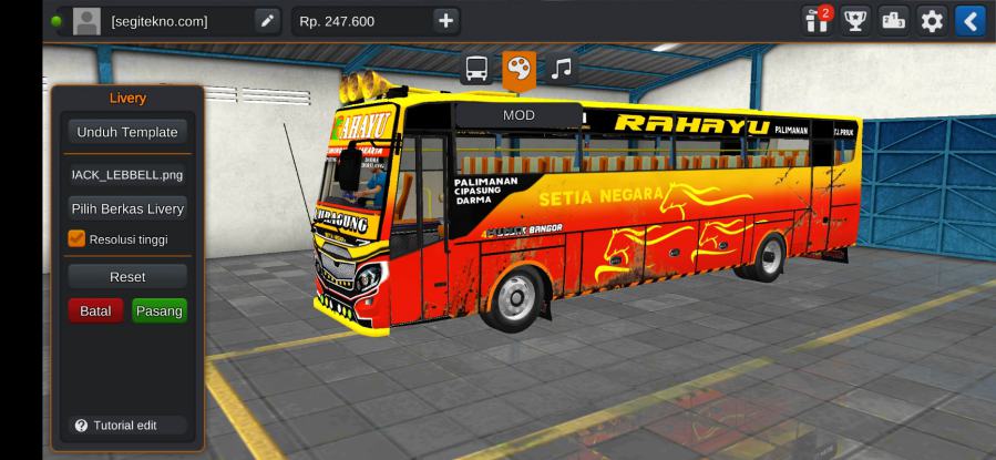 Mod Bussid Setia Negara Discovery Rombak