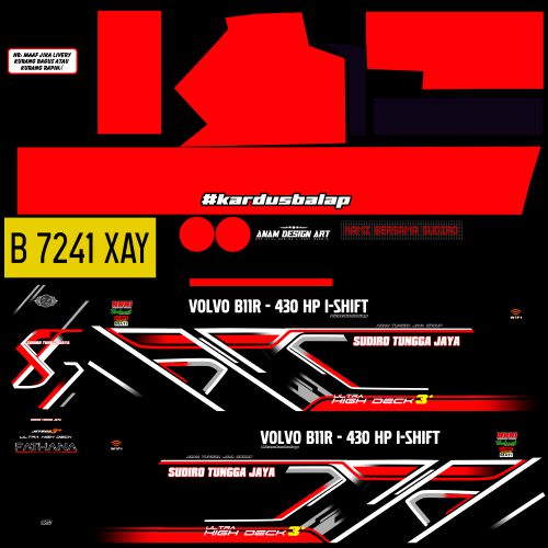 Livery Bussid STJ Ghina & Fathana UHD