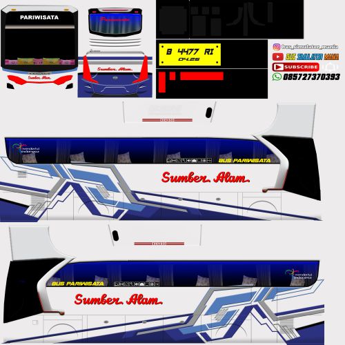 Download Livery Sumber Alam HD Legacy SR1 Old
