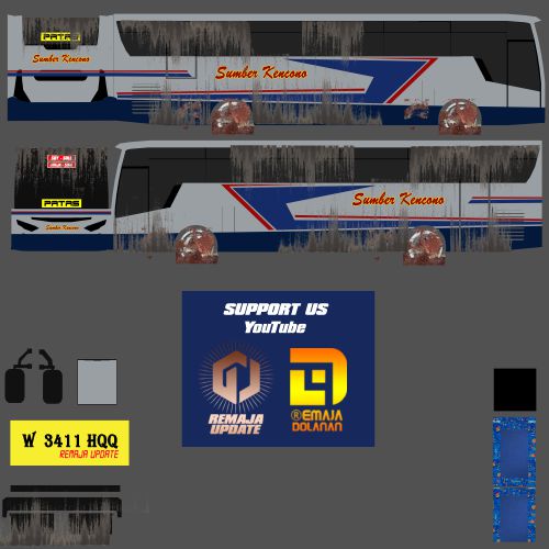 Mod & Livery Bussid Sumber Kencono Trisakti Titanium Karat