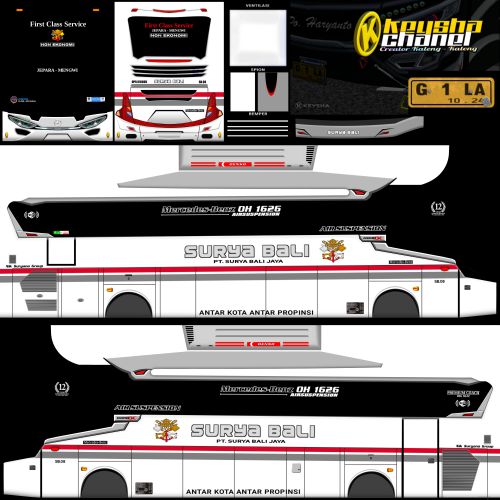 Mod & Livery Bussid Surya Bali Scorpion