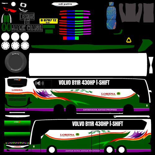 Download Livery Bussid Lorena JB3 UHD