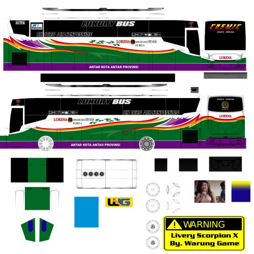 Download Livery Bussid Lorena Scorpion X