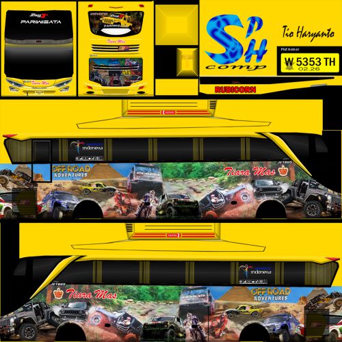 Mod & Livery Bussid Tiara Mas Rubicon
