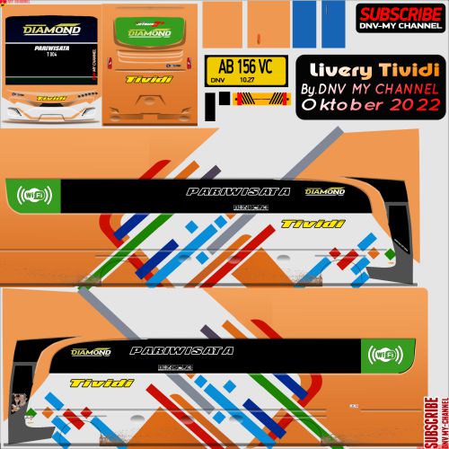 Mod & Livery Bussid Tividi Diamond JBHD