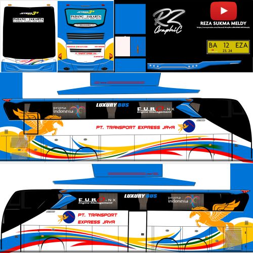 Mod & Livery Bussid Transport Express SHD Tronton