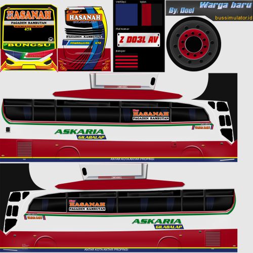 Mod & Livery Bussid Warga Baru HD Ori
