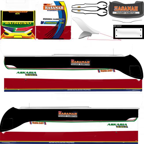 Mod & Livery Bussid Warga Baru XHD Ori
