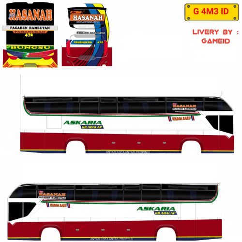 Mod & Livery Bussid Warga Baru  Srikandi SHD