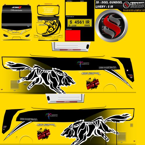 Mod & Livery Bussid Midas Nusantara JBHD Ori