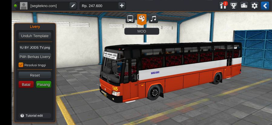 Mod & Livery Bussid Warga Baru Bus Jadul