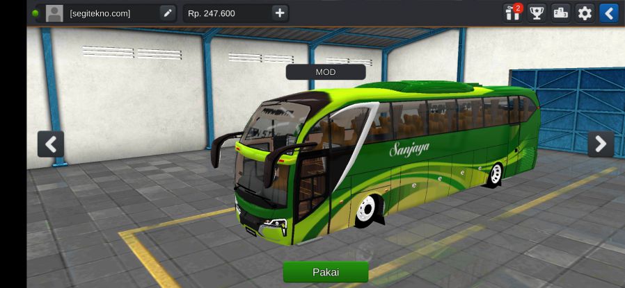 Mod & Livery Bussid Skylander SHD