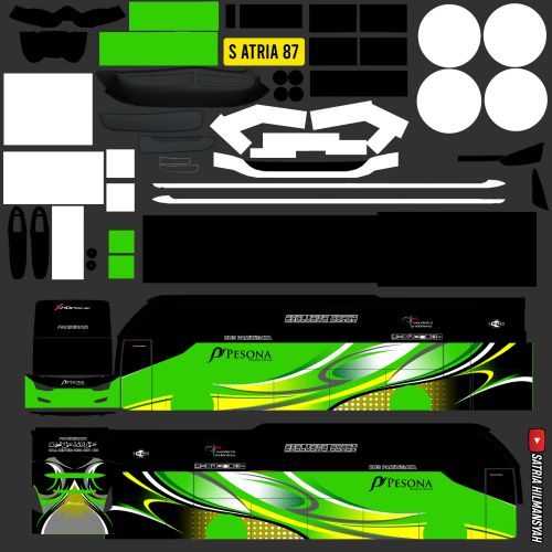 Mod & Livery Bussid Pesona 09