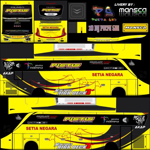 Mod Bussid Setia Negara SHD Ori