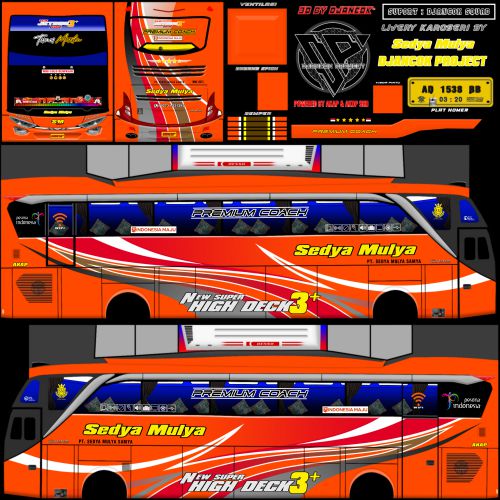 Mod & Livery Bussid Sedya Mulya SHD Ori