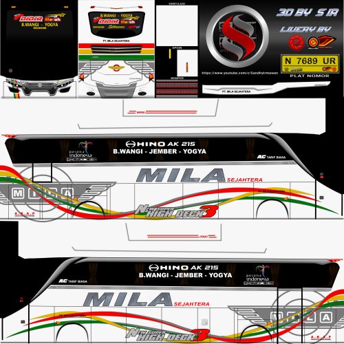 Mod & Livery Bussid Mila & Sejahtera SHD