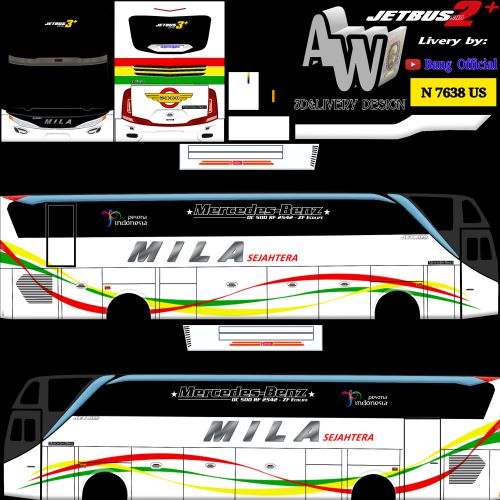 Mod & Livery Bussid Mila & Sejahtera SHD Ori