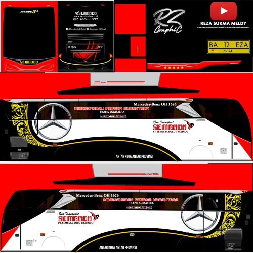 Download Mod & Livery Bussid Sembodo SHD Voyager