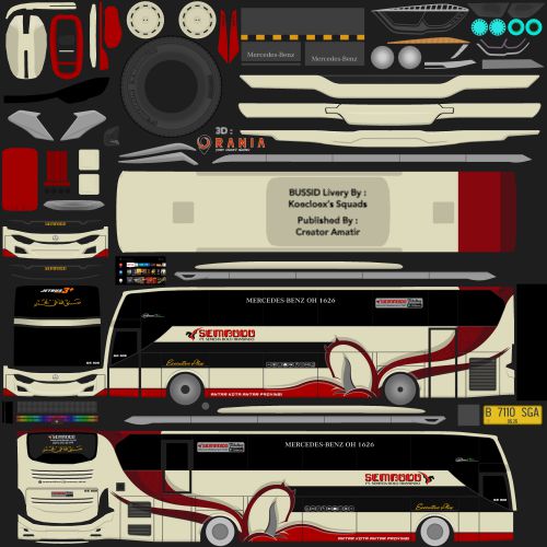 Download Mod & Livery Bussid Sembodo SHD Hino