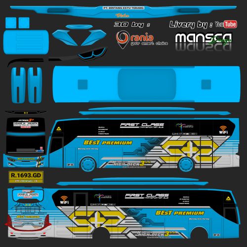 Mod & Livery Bussid Best Premium XHD to JB3