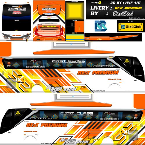 Mod & Livery Bussid Best Premium Selendang Facelift