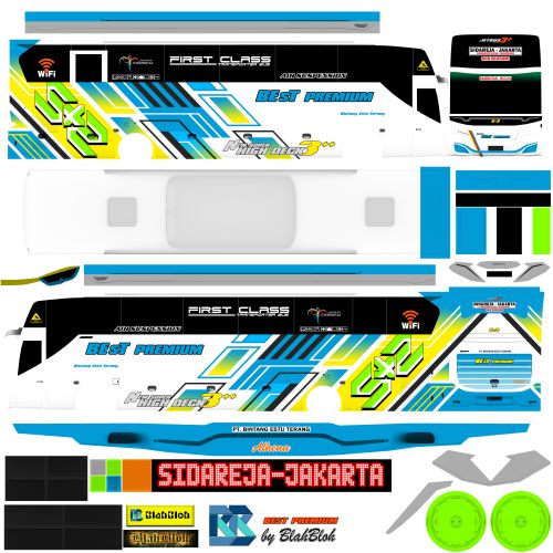 Mod & Livery Bussid Best Premium JB3+ Setra Voyager