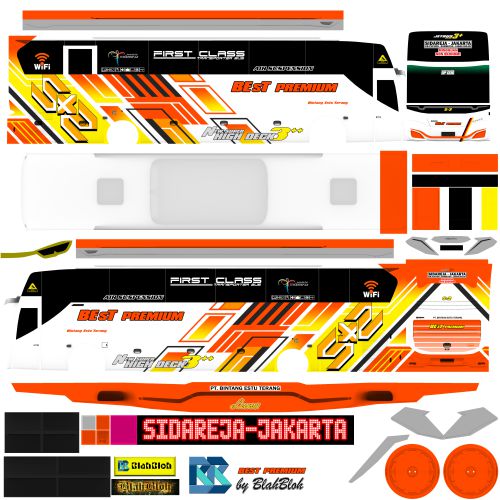 Mod & Livery Bussid Best Premium Luna