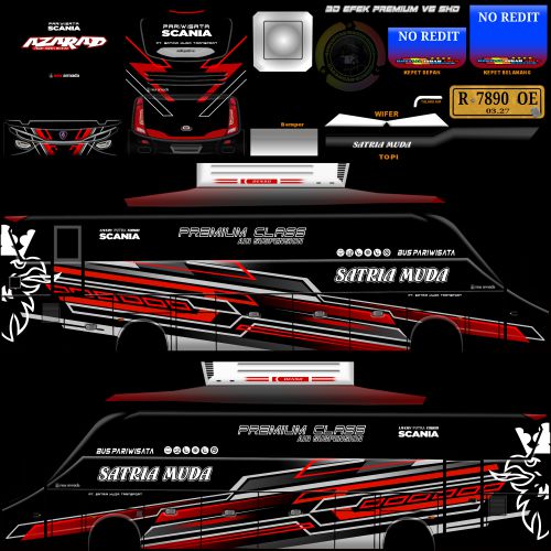 Mod & Livery Bussid Satria Muda SHD Ori
