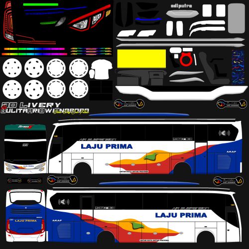 Livery Bussid Laju Prima JB2 SHD