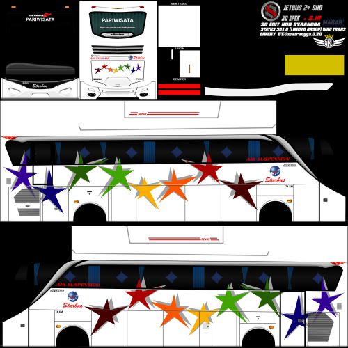 Mod & Livery Bussid Starbus JB2 HDD