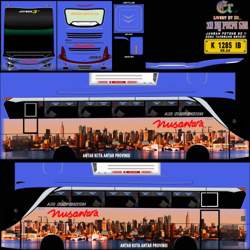 Livery Bussid Nusantara JB3+