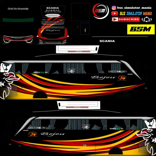 Livery Bussid Bejeu JB2 SHD Ori