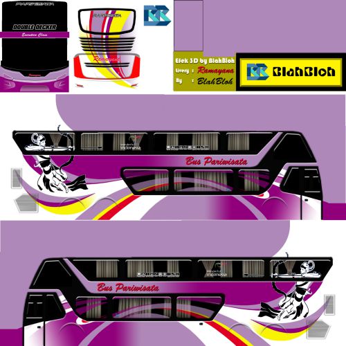 Livery Bussid Ramayana Bimasena SDD