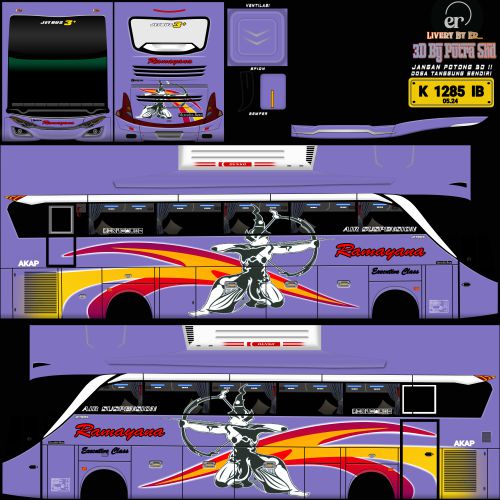 Livery Bussid Ramayana JB3+