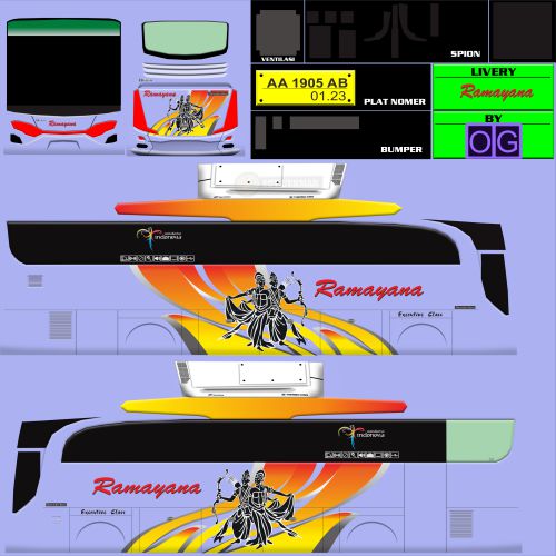 Livery Bussid Ramayana Terbaru