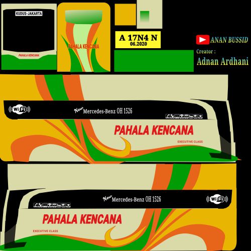 Livery Bussid Pahala Kencana HD Ori