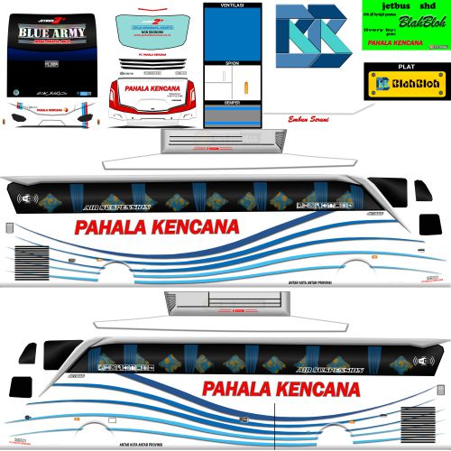 Livery Bussid Pahala Kencana Bus Ori