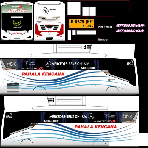 Livery Bussid Pahala Kencana Scorpion X