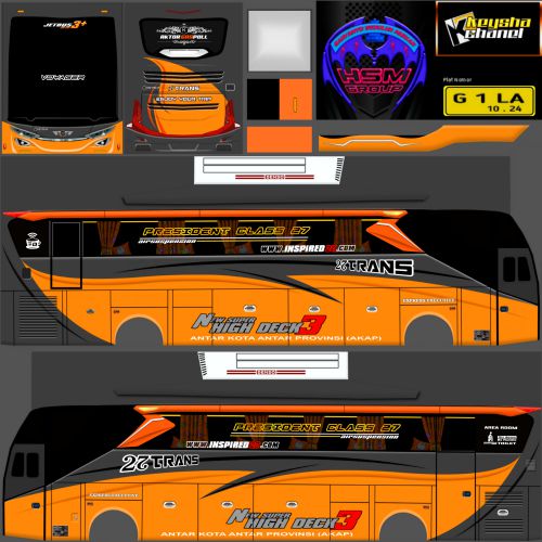 Livery Bussid 27 Trans President Class