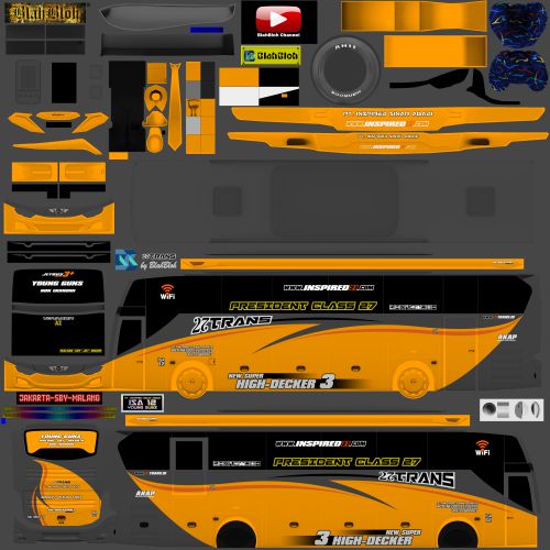Livery Bussid 27 Trans SHD JB3 Hino