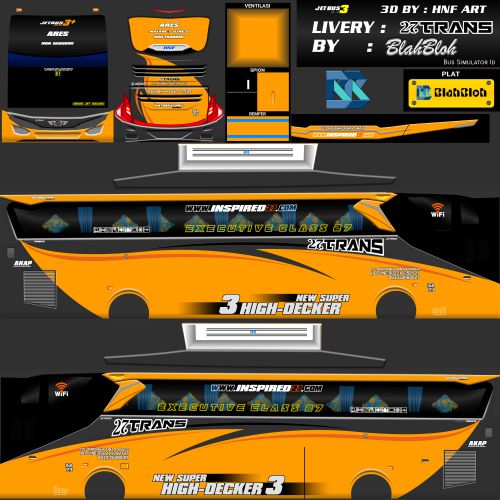 Livery Bussid 27 Trans SHD Voyager