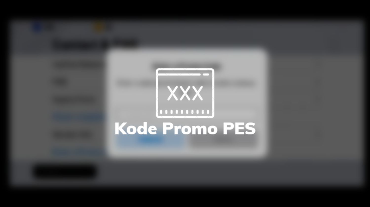 Kode Promo Pes 2023