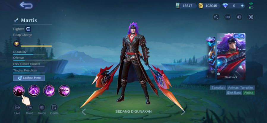 fighter terkuat terbaik skill no cd
