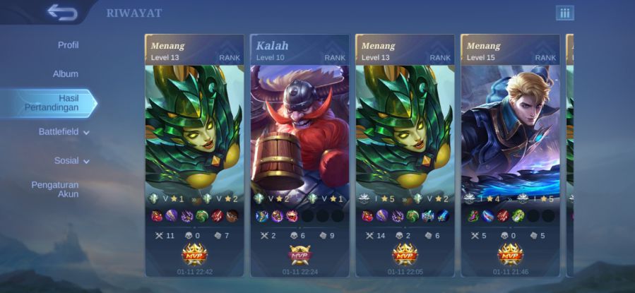 jam push rank terbaik solo player