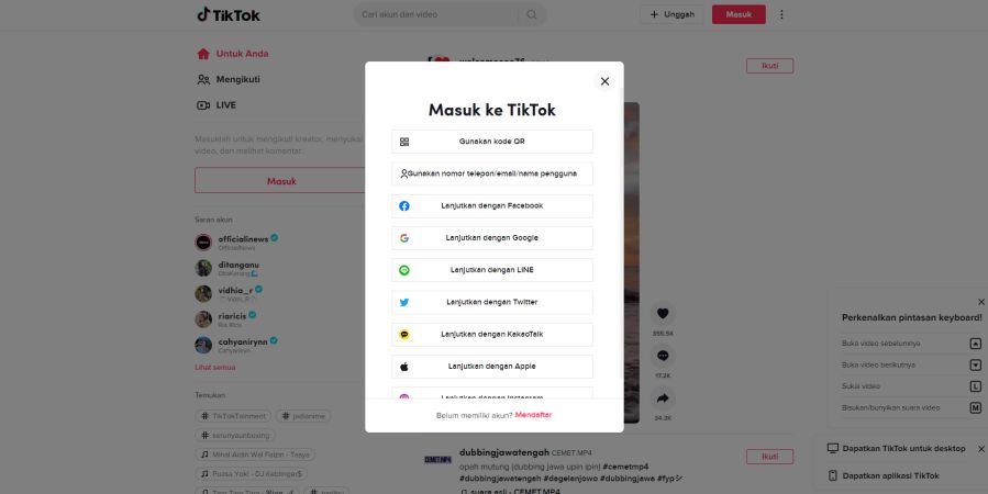 Cara Mengaitkan Akun ML ke TikTok
