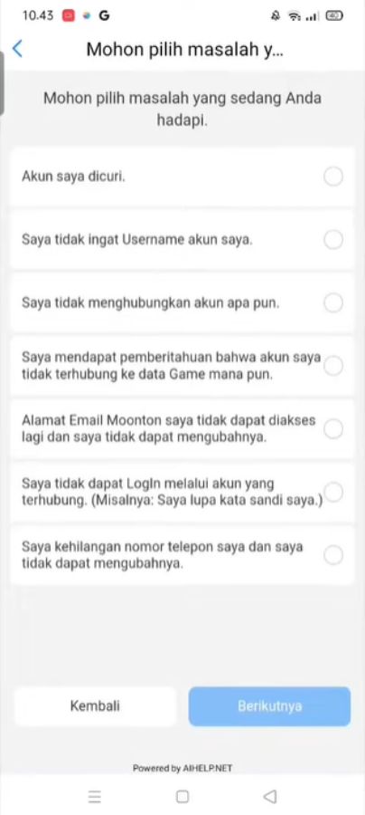 Cara Mengembalikan Akun ML yang di Hack